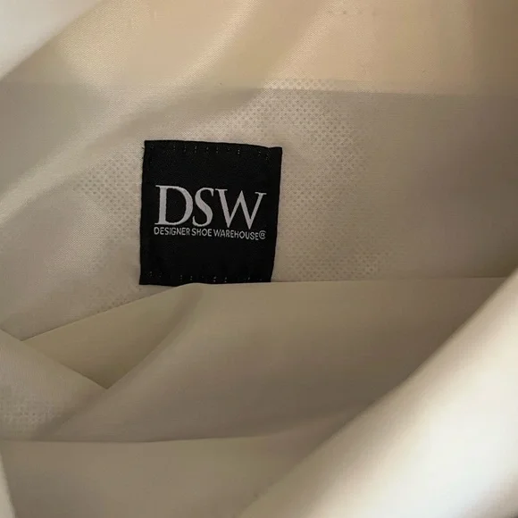 NWT DSW black canvas backpack with faux saddle brown accents - Picture 2 of 10